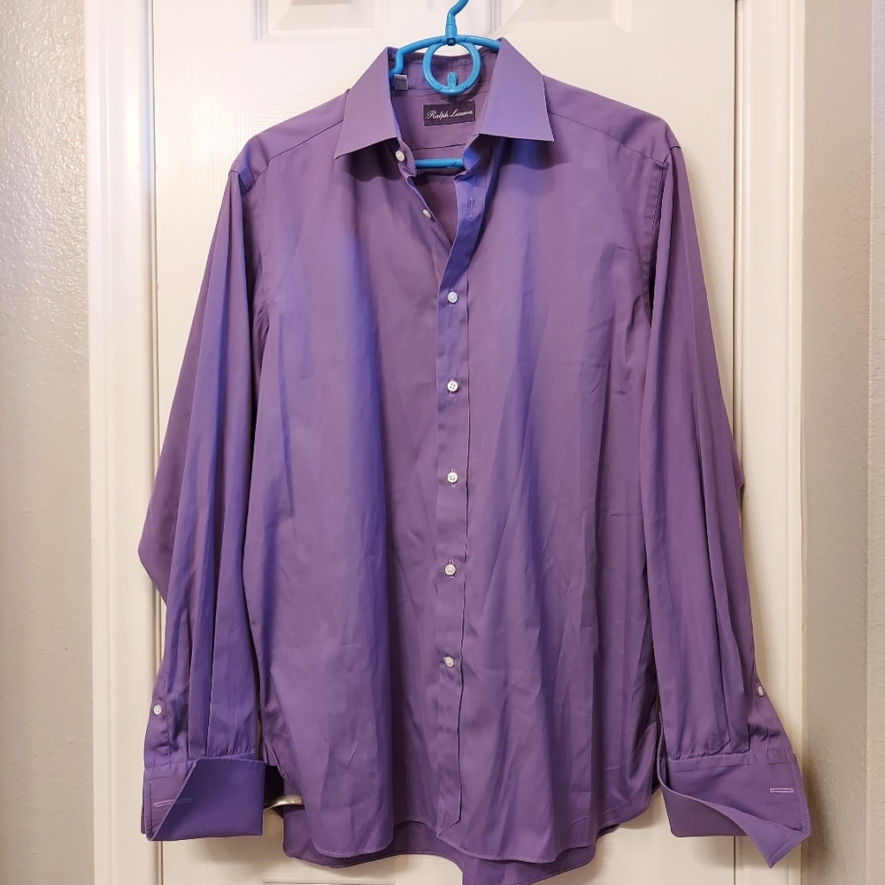 Ralph lauren purple label purple shirt